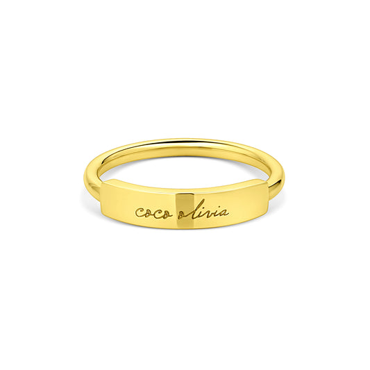 The Nameplate Signet Ring