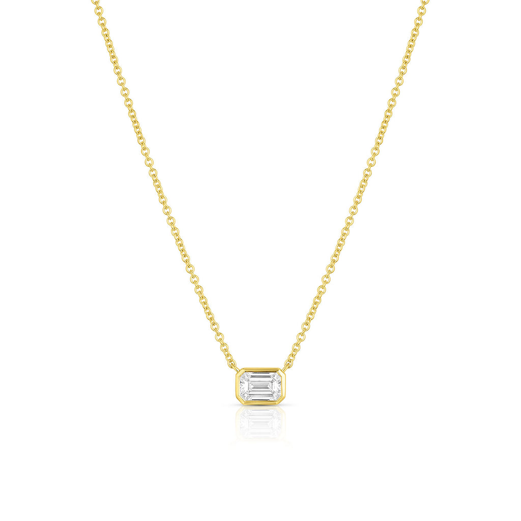 The Bezel Solitaire Diamond Necklace