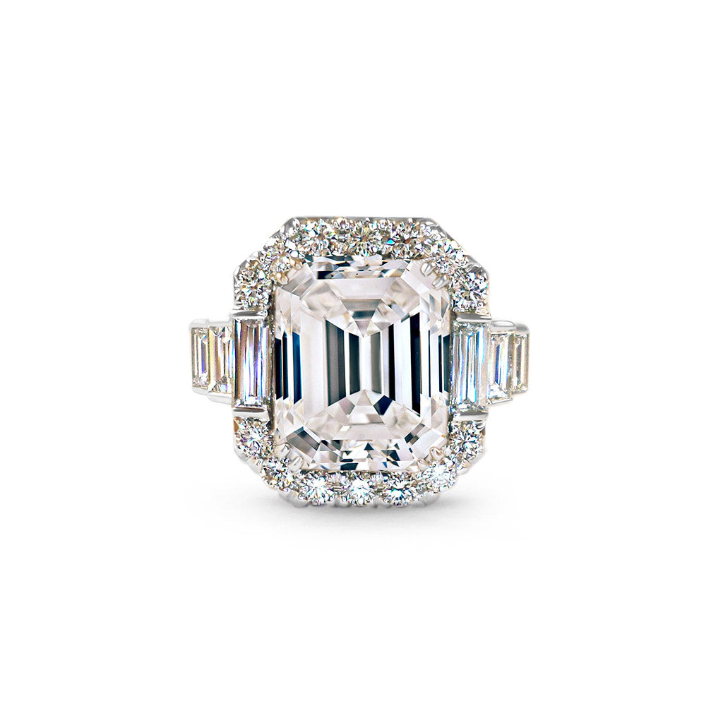 The 12 Days of Gifting The Allure Emerald Cut Engagement Ring