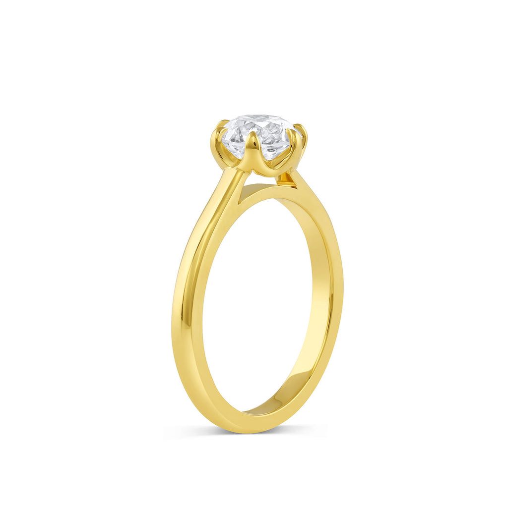The Adalyn Six-Prong Solitaire Engagement Ring