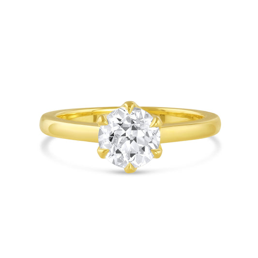 The Adalyn Six-Prong Solitaire Engagement Ring