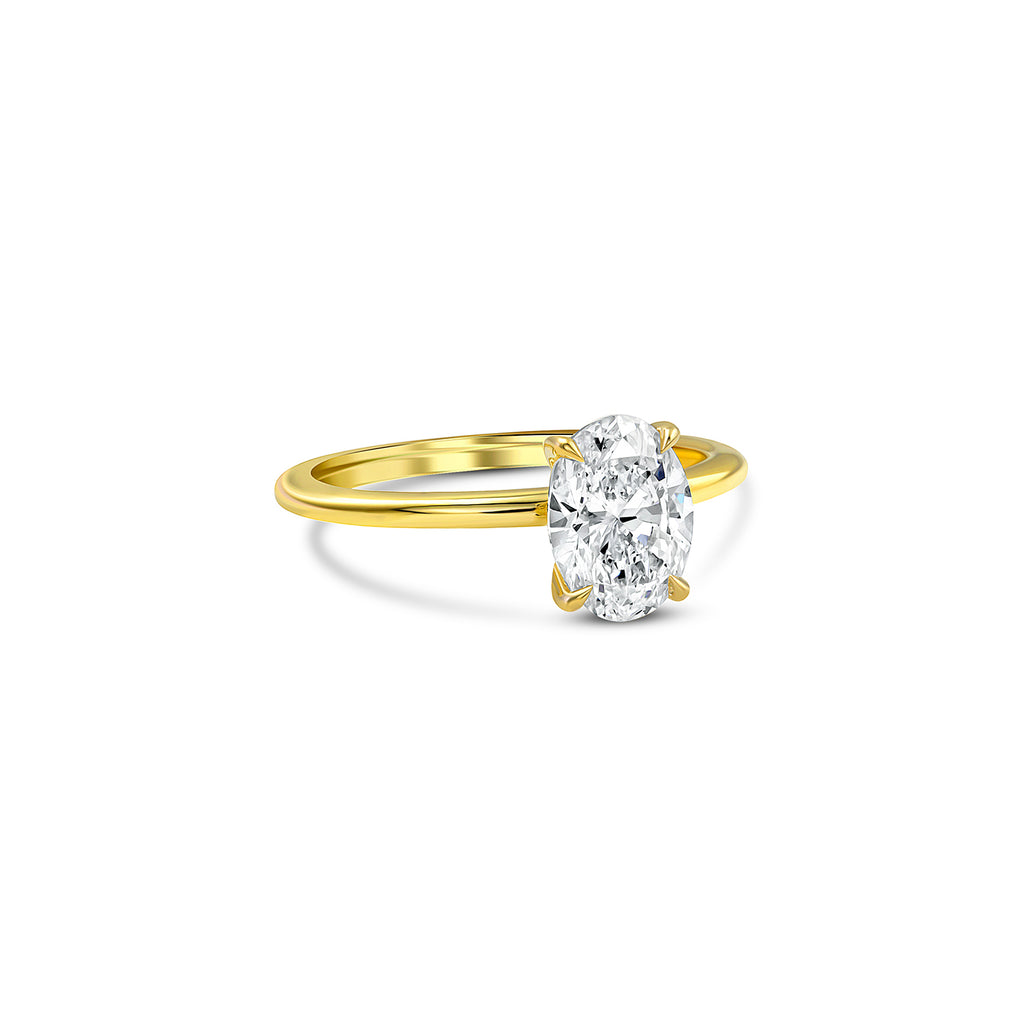 The Madison Solitaire Engagement Ring